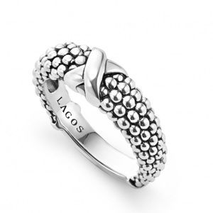 Lagos Caviar Beaded Ring